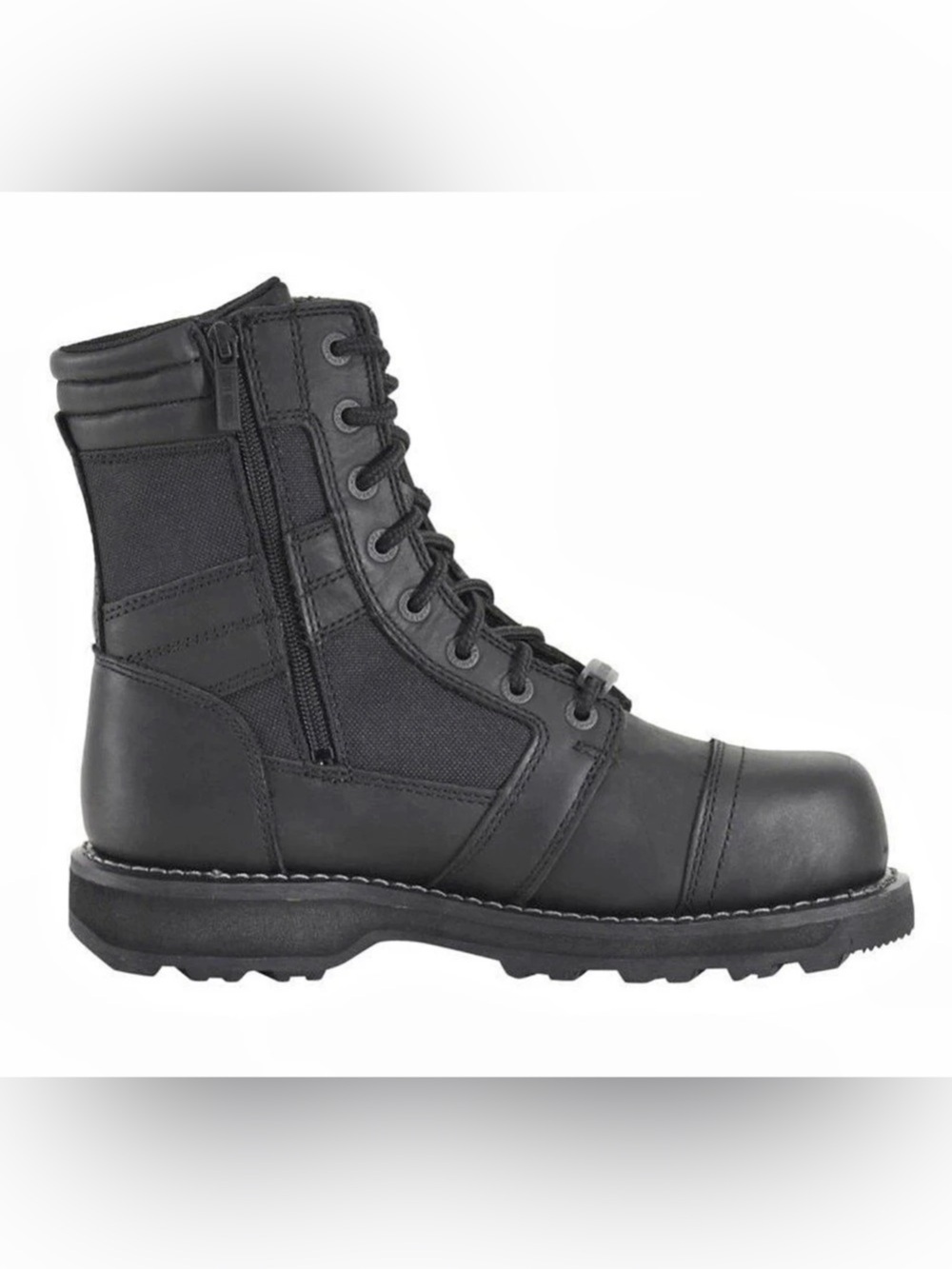 Harley Davidson Boxbury Men's 8,5 M Black Composite Toe Boots BNWT